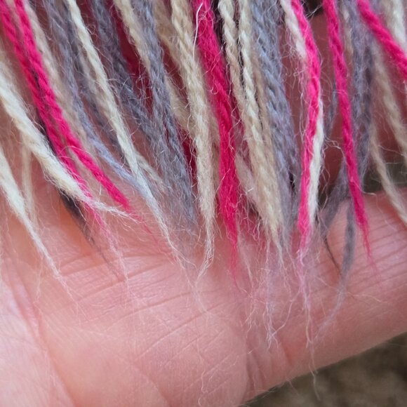 Pink Tweed Scarf - Picture 8 of 11